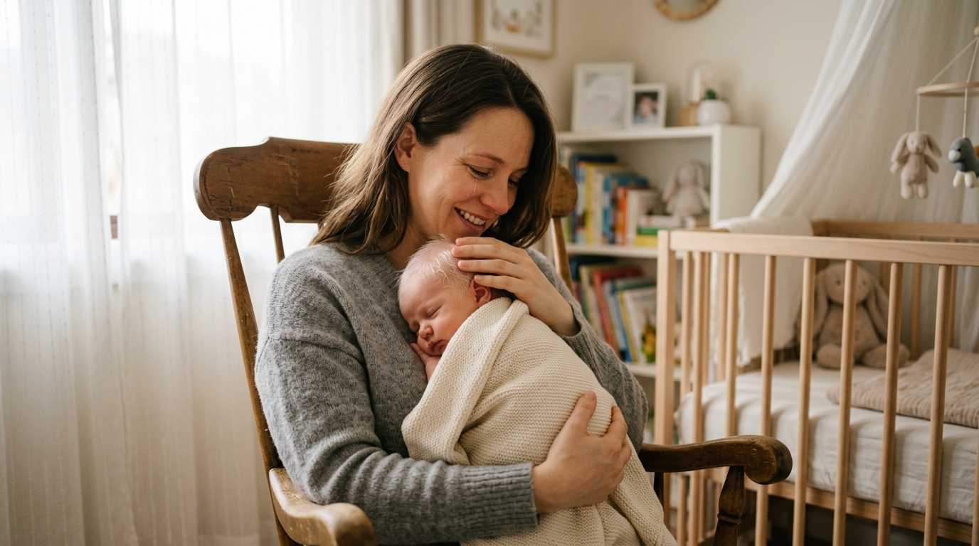 Albinizmli Yeni Doğan Bebek ve Anne Sevgisi